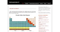 Desktop Screenshot of myperiodictable.us