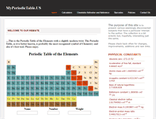 Tablet Screenshot of myperiodictable.us